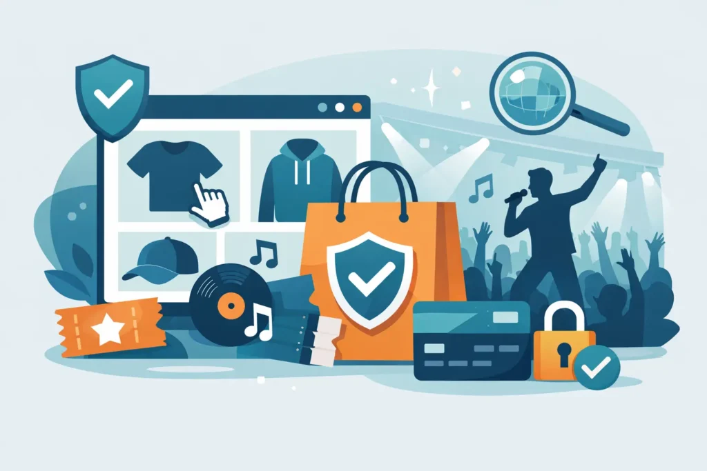 How to Buy Official Artist Merch Safely