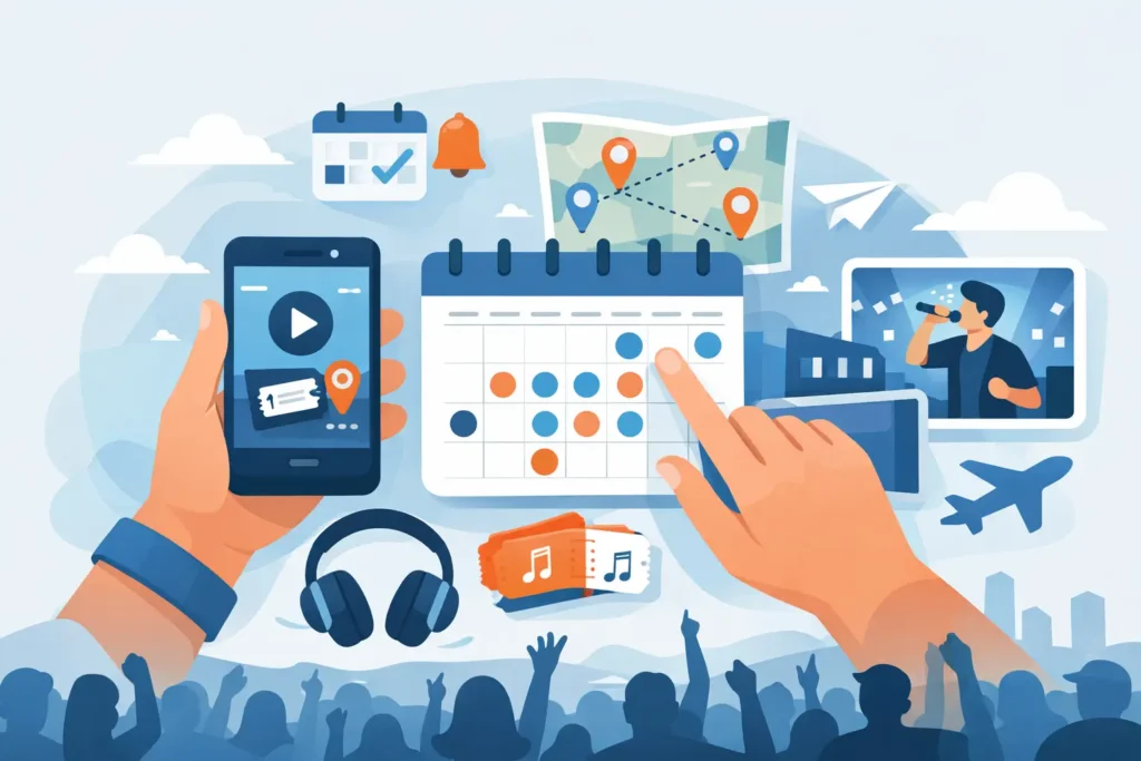 How to Follow Music Tour Dates Without Missing Out