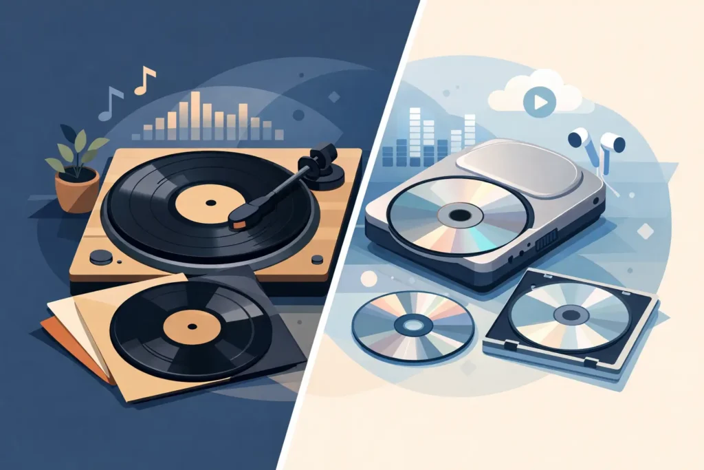 Vinyl Records vs CDs for the Way You Listen